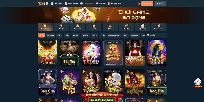 Web sở hữu giao diện thiết kế bắt mắt, đồ họa chân thực